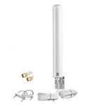 Eifagur 2x2 MIMO Omni-Directional 11-13dBi Antenna Kit Compatible with AT&T, Verizon Mobile Cell Phone Cellular 4G LTE Router Modem Gateway T-Mobile Home Internet/ 16.4FT SMA Male Cable