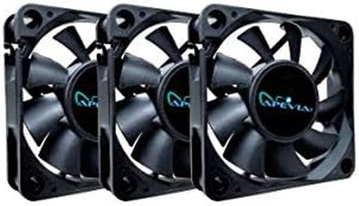 Apevia CF6015S-3 (3 Pk) 60mm x 60mm x15mm Black Case Fan W/4PIN Molex + 3PIN Motherboard Adapter