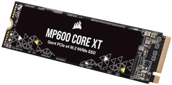 CORSAIR MP600 CORE XT PCIe Gen4 x4 NVMe M.2 SSD – High-Density QLC NAND – M.2 2280 – DirectStorage Compatible - Up to 5,000MB/sec – Great for PCIe 4.0 Notebooks and Desktops