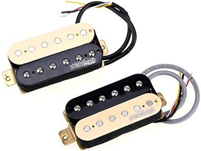 Wilkinson M Series Vintage Tone Alnico 5 Magnet Overwound Open Style Humbucker Pickups Set for Electric Guitar, Zebra