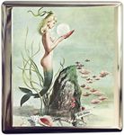 Mermaid Pin Up Cigarette Case Busin