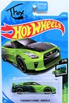 Hot Wheels 2019 TFox Speed Blur 7/10 - '17 Nissan GT-R [R35] - Guaczilla Green