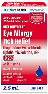 HealthCareAisle Eye Allergy Itch Relief - Olopatadine Hydrochloride Ophthalmic Solution USP, 0.2%, 2.5mL, Eye Allergy Drops