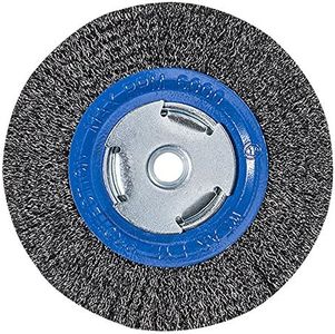 Mercer Industries 183010-6" x 3/4" x 2", 1/2", 5/8" Crimped Wire Wheel, .014 Carbon Steel Wire