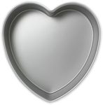 PME Professional Aluminum Heart Cake Pan 14 x 3in, Standard, Gray