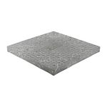 AC Condensing Unit Support Pad 24x24x2 | Equipment Support Pad | Generator Pad for HVAC Units, Generators, AC Condensers, Air Conditioners, Beehives & More | 100% Recycled Plastic AC Condenser Pad