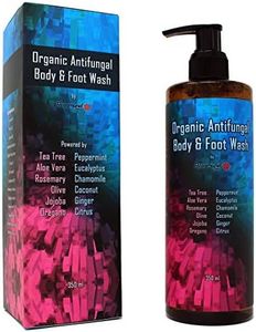 Organic Antifungal Body & Foot Wash | Tea Tree | Antibacterial | Relieve Acne, Eczema, Warts, Athlete’s Foot, Ringworm, Toenail Fungus, Jock Itch | Natural Ingredients | Deluxe Size | 350ml