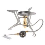 SOTO SOD-331 Single Burner, Micro Regulator (High Heat Power and Wind Resistant), High Heat Generation, Comfortable (Fuel Saving), Compact Storage (Lightweight), Separated Micro Regulator Stove, Fusion Trek