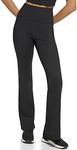 DKNY Women's Yoga Pants Leggings, Black, L