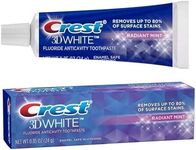 Crest 3D White Vivid Fluoride Anticavity Toothpaste-Radiant Mint-0.85 oz 3 pk