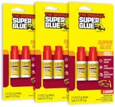 Super Glue Liquid - Clear - Two 3 Gram Bottles - (Pack of 3)