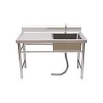 304 Stainless Steel Utility Sink Fr