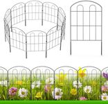 LIANTRAL Decorative Garden Fence 28 Pack, Rustproof Metal Wire Fencing Border Animal Barrier, Flower Edging for Landscape Patio Yard Outdoor, 60 CM (H) x 914 CM (L)