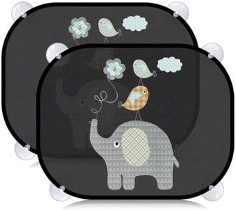 ACELIFE Tendine Parasole Auto Bambini, 2 Pz Parasole Auto Bambini 45x35,5cm, Parasole Auto Anti-UV, Tendine Parasole Finestrini Laterali, Tendina Parasole Auto Proteggi Bambini e Animali