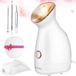 Facial Steamer Spa Facial Steamer Warm Mist Wolady Face Steamer Face Humidifier Sprayer Nano Ionic Facial Steamer Moisturizing Cleaning Pores for Women Men Moisturizing Cleansing Pores, with Skin Kit