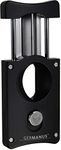 GERMANUS V Cut Premium Cigar Cutter Black