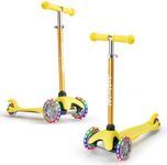 3 Wheel Scooters for Kids, Kick Scooter for Toddlers 3-8 Years Old, Boys and Girls Scooter with Light Up Wheels, Mini Scooter for Children