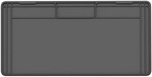 WeatherTech SinkMat - Under The Sink Cabinet Protection Mat 46.25" Wide - Black