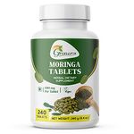 Grenera Moringa Oleifera Tablets 1000mg - Made wit Uncoated Raw Dried Moringa Leaf - Non-GMO Whole Green Super-Food 240 Count (Pack of 1)