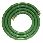 Apache 98128035 2" x 15' PVC Style G (Green) Suction Hose with Aluminum Pin Lug Fittings