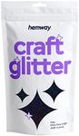 Glitter for Craft Black Holographic Resin Tumblers Cards Christmas Jewellery Candle Ultrafine 100g / 3.5oz