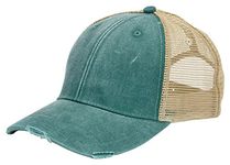 Adams Distressed Ollie Cap (Forest/ Tan) (ONE)