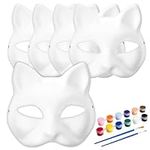 White clean Cat mask for DIY and pa