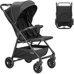 UBRAVOO Baby Stroller for Toddlers with Reclining Seat,Ultra Compact Stroller with Large Storage Basket, Canopy, Parent Handle, Lightweight Push Chair for Travel Buggy and More