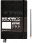 LEUCHTTURM1917 - Official Bullet Journal - Medium A5 - Hardcover Dotted Notebook (Black) - 240 Numbered Pages