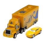 wltk Movie Cars 2 3 Hauler Mack Truck NO.51 & Cruz Ramirez Racer Speed 2PCS Vehicles ， McQueen Jackson Storm Cruz Ramirez Vehicles