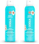 COOLA Classic/Clear Sunscreen Spray SPF30 Tropical Coconut (177 ml) (Pack of 2)