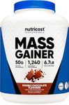 Nutricost Mass Gainer Double Chocolate Flavor, 6.7 LBS, 50 Grams of Protein Per Serving - Non-GMO & Gluten Free