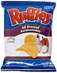 Box of Ruffles Potato Chips All Dressed (48x40g),1-Box of 48 Bags,40g Each