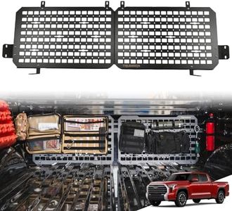 Trumgeta Front Bed MOLLE Panel Fit for 5.5 Feet Toyota Tundra 2022-2025 Truck Storage Organizer System