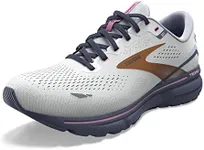 Brooks Women's Ghost 15 B Width Running Shoe (BRK-120380 1B 1037070 8 (492) Blue/Pink/Copp)