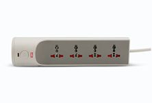 GM 3202 6A 4+1 Power Strip Spike Guard (Grey)