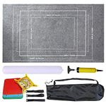 Celawork Puzzle Mat for Puzzles, Jigsaw Rolls, with up to 1500, 2000, 3000 Puzzle Pieces, Puzzle Pad, Puzzle Mat, Practical Accessories for Storage of Puzzles (Grey, for 1500 Pieces)