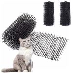 13ft Garden Cat Scat Spike Mat, Anti-Cats Network Digging Stopper Prickle Strip Home Spike Deterrent Mat (6.5ft2PCS)