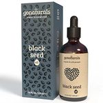 GONATURALS Black Seed Oil - Black Seed Oil Organic Cold Pressed: Hair Oils for Hair Growth from Black Cumin Seeds - Black Seed Oil for Hair Growth & Skin - A Cold Pressed Nigella Sativa Oil, 100ml