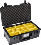 Pelican Air 1535 Case with Padded Dividers (2020 Edition with Push Button Latches) - Black