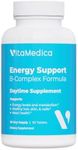 VitaMedica | Energy Support Multivitamin w B Complex | Energy Booster | Vitamin B6 & B12 | Clarity & Focus | Biotin for Hair, Skin & Nails | Energy Supplements | 90 Ct