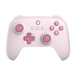 8Bitdo Ultimate C Bluetooth Controller for Switch with 6-axis Motion Control and Rumble Vibration (Pink)