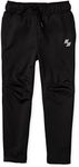 The Children's Place Boys Athletic Performance Pants, Black, Medium