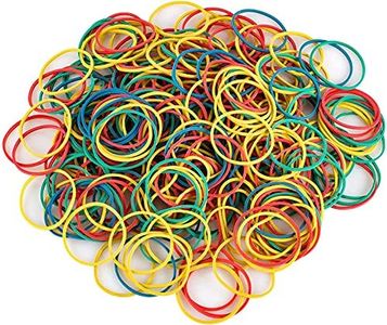 700PCS Multicolor Rubber Bands,Assorted Color Rubber Bands,Sturdy,Heat Resistant Rubber Band for School, Home, or Office