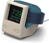 elago W4 Stand Compatible with All Apple Watch Series 10/9/8/SE2/7/6/SE/5/4/3/2/1 (46, 45, 44, 42, 41, 40, 38mm), Supports Nightstand Mode (Aqua Blue)