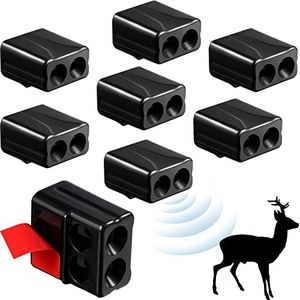 8 Pieces Deer Whistle Avoids Collisions, Deer Whistles for Car Deer Warning Devices Animal Alert for Cars and Motorcycles