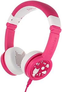 Tonies Foldable Wired Headphones for Kids - Comfortably Designed to fit On-Ear - Works with Toniebox and All 3.5mm Devices - Pink