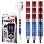 WINMAU Wildcats 21 gram Tungsten Darts Set with Flights and Stems (Shafts)