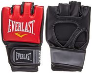 Everlast Pro Style MMA Grappling Gloves, Large/Xtra Large, (Red)