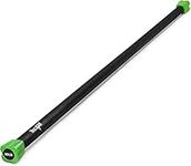 Yes4All SZZE Weighted Workout Bar, Green, 4.5 kg, Weighted bar 2-13 kg, Barbell for lifting, Weighted bar Racks, Single